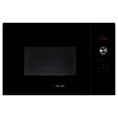 Bosch HMT84M664B Built-In Compact Microwave, Black